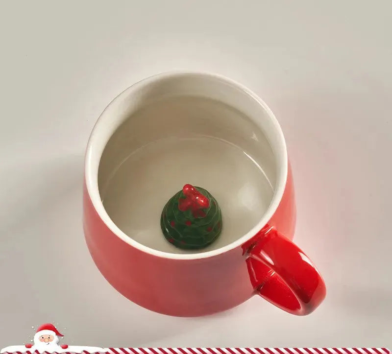 Cute Cartoon 3D Mark Ceramic Cup - Bellarte Enchanté Cute Cartoon 3D Mark Ceramic Cup